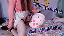 Femboy fickt einen Boba-Tee-Plüsch! (Teaser)