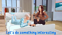 lesbian mistress seduced shy girlfriend to pussy licking while her boyfriend was watching them sims me hentai sfm