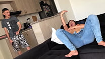 masturbating with my stepsister - huge ass - in Spanish