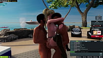 Beach threesome 2
