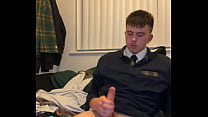 lad jerks hung cock