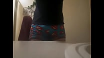 Teen Boy Cums Wearing Superman Pajamas!