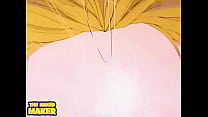 Sailor Moon (Anime H) ENF CMNF MMD: Usagi Tsukino vanishes all her clothes during transformation, showing off big tits and blonde pussy | bit.ly/4bxFcsy
