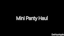 EveYourApple Mini Panty Try On Haul en la residencia universitaria