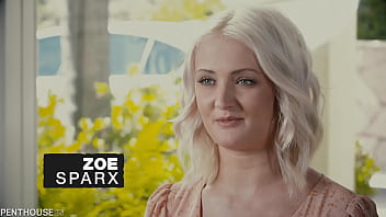 PenthouseGold.com - A nova estrela pornô Zoe Sparx faz uma cara bagunçada depois de foder no filme
