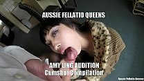 Amy Audition Cumshot Compilation