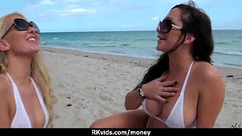 Hottie gets naked and has sex in public for cash 4